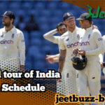 Schedule Announced for the 2024 England tour of India