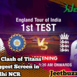 England Tour of India 2024: Ticket Prices and Exciting Live Screening at The Terrace, Ghaziabad