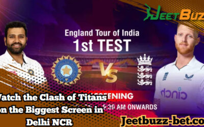 England Tour of India 2024: Ticket Prices and Exciting Live Screening at The Terrace, Ghaziabad